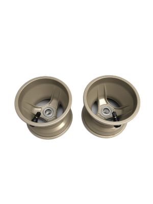 SET 2 FRONT WHEELS 112MM MINI MG BRONZE