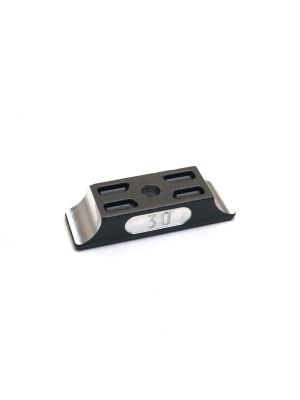 FORGED BRACKET FOR ENGINE MOUNT 30MM ERGAL BLACK