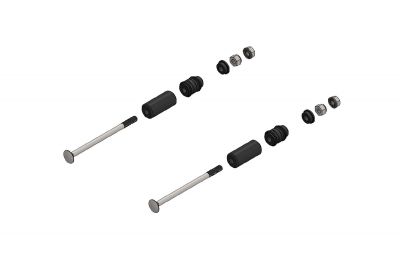 KIT VITI PARAURTI POST. MINI TUBO 28MM NERO LUNGO 2026