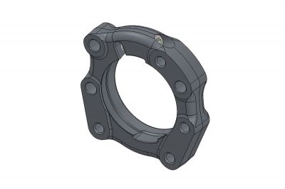 FLANGIA CUSCINETTO KR MINI ALL. 30MM L. FRENO NERO 2025